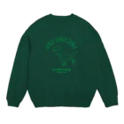 LONESOME TYPE ススの🦖💨RUN RUN RUN (TレックスGREEN) Crew Neck Sweatshirt