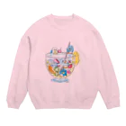 しじょるのペンギンとフルーツサワー Crew Neck Sweatshirt