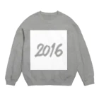 HAPPY 2016の2016正月 グッズ SQUARE SNOW WHITE Crew Neck Sweatshirt
