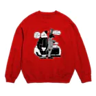 yuccoloの出発のお時間です。 Crew Neck Sweatshirt