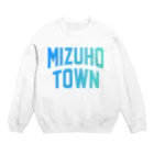 JIMOTOE Wear Local Japanの瑞穂町 MIZUHO TOWN Crew Neck Sweatshirt