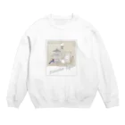 うちの白文鳥 だいぽんの文鳥ライフ コーヒー編 Crew Neck Sweatshirt