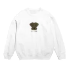 いぬころ｜変な犬図鑑のNo.145 ジャイアントパピーヌ[4] 変な犬図鑑 Crew Neck Sweatshirt