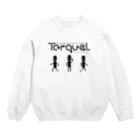なんも@FullPowerSideAttack.comの人のトルクル(TorqueL) ロゴ&キャラクター Crew Neck Sweatshirt
