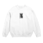 モノクロの犬 Crew Neck Sweatshirt