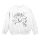 UNKNOWN RECORDのとりっプす! Crew Neck Sweatshirt