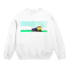 Danke Shoot Coffeeの田園を走る Crew Neck Sweatshirt