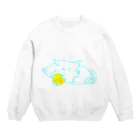 ピコピコハンマーの猫化みるきぃ Crew Neck Sweatshirt