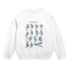 すとろべりーガムFactoryのミジンコ図鑑 Crew Neck Sweatshirt