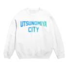 JIMOTOE Wear Local Japanの宇都宮市 UTSUNOMIYA CITY Crew Neck Sweatshirt