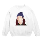 おちびのグッズ販売❤️のイラストおちび！ Crew Neck Sweatshirt