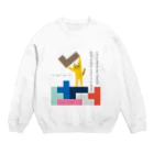 mapechiのトラネコしまお、たまには頭も体も動かそう。 Crew Neck Sweatshirt
