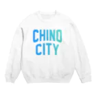JIMOTOE Wear Local Japanの茅野市 CHINO CITY Crew Neck Sweatshirt