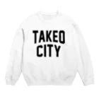JIMOTOE Wear Local Japanの武雄市 TAKEO CITY Crew Neck Sweatshirt