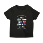 ぼんやり商会 SUZURI店の人の良さそうな運ぶ車（濃い色） Regular Fit T-Shirt