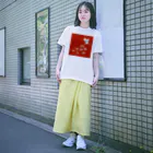 たなかのべりのくつしたねこ（赤） Regular Fit T-Shirt