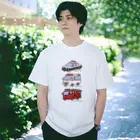 ぼんやり商会 SUZURI店の人の良さそうなサイレンカー3 Regular Fit T-Shirt