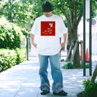 たなかのべりのくつしたねこ（赤） Regular Fit T-Shirt