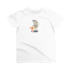 YoakeNecoのカキおじさんとレモンちゃん　東北☆家族 Regular Fit T-Shirt