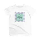 one_momentの柄フレーム Regular Fit T-Shirt