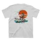 chihiro0707のFishingスカル Regular Fit T-Shirtの裏面