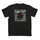 EXCEED_ZAKKAの府中市のラグビーチームNFRFC'07のＴシャツ Regular Fit T-Shirtの裏面