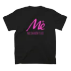 「BLACKPINK」のMESARION＋ロゴ　文字切り抜きVer（ピンク） Regular Fit T-Shirtの裏面