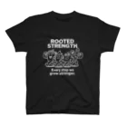 HATAKE LIFEの ROOTED STRENGTH – BLACK SERIES  Regular Fit T-Shirt