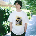 VWK｜venetian-mask with kittenのロックなノルウェージャンフォレストキャット｜子猫｜Meow ② Regular Fit T-Shirt