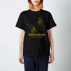 『Nothing Is Real』-- IN SUZURIの仏印h.t.(下品 下生）黄色 Regular Fit T-Shirt