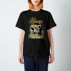 VWK｜venetian-mask with kittenのロックなノルウェージャンフォレストキャット｜子猫｜Meow ② Regular Fit T-Shirt