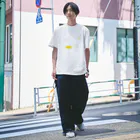 ビールとアート TM-3 Designの名画 × BEER（鳥獣戯画・すべてのビール好きのために）白線画 Regular Fit T-Shirt