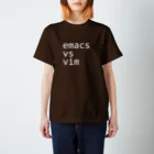 kanokoのemacs vs vim Regular Fit T-Shirt