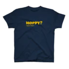 ホッピーハウス美好 @住吉のHOPPY_黄色字 Regular Fit T-Shirt