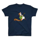 ねずりすSHOPのロックなアメリカアカリス Regular Fit T-Shirt