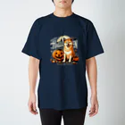 Naoki21のDOG x HALLOWEEN 03  Regular Fit T-Shirt