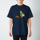 ねずりすSHOPのロックなアメリカアカリス Regular Fit T-Shirt