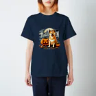 Naoki21のDOG x HALLOWEEN 03  Regular Fit T-Shirt