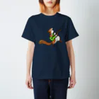 ねずりすSHOPのロックなアメリカアカリス Regular Fit T-Shirt
