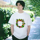 SUPERスーパーキャットのMAKE LOVE,NOT WAR!野菜の和 Regular Fit T-Shirt