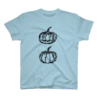 enoanoartsのパンプキンフェイス×２(bk) Regular Fit T-Shirt