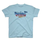 TOKYOFM_SkyrocketCompanyの【ライトブルー×トロピカル】スカロケフェスTシャツ Regular Fit T-Shirt
