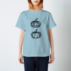 enoanoartsのパンプキンフェイス×２(bk) Regular Fit T-Shirt