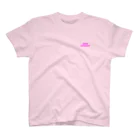 Blue Iris ﾌﾞﾙｰｱｲﾘｽのピンクハート Regular Fit T-Shirt