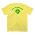 『Nothing Is Real』-- IN SUZURIの吾唯足知（われただたりるをしる。ショルダーアーチ・緑・英語 Regular Fit T-Shirtの裏面