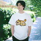 愉快レトロ雑貨屋★39太郎のしっぽボボボ猫のトラ Regular Fit T-Shirt