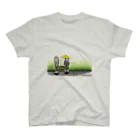 縁起のいいおじさんの雨の中のおじさん Regular Fit T-Shirt