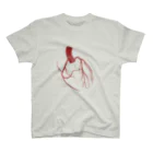 からばく社のレントゲン(冠動脈) Regular Fit T-Shirt