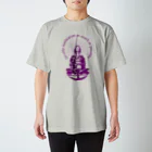 『Nothing Is Real』-- IN SUZURIの只管打坐h.t.　紫 Regular Fit T-Shirt