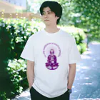 『Nothing Is Real』-- IN SUZURIの只管打坐h.t.　紫 Regular Fit T-Shirt